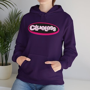 DARIA CLUELESS 90s Retro Pop Culture Hoodie Sweatshirt Quinn Cher Mashup Fan Art Gift 90s Cartoon Front+Back Printed double sided design