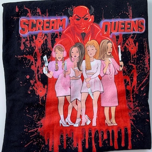Daria Fashion Club Scream Queens mashup horror comedy cartoon tv show 90s retro Unisex Deluxe T-shirt