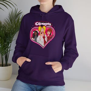 DARIA CLUELESS 90s Retro Pop Culture Unisex Hoodie Sweatshirt Quinn Cher Mashup Fan Art Gift 90s Cartoon