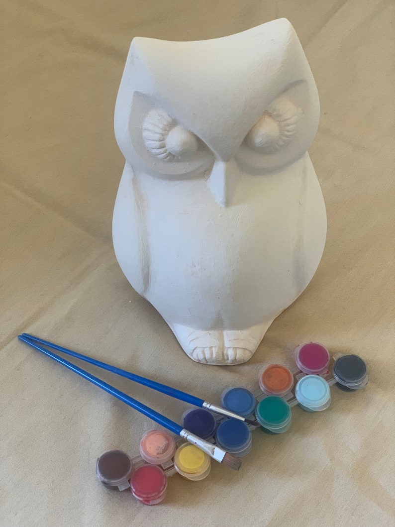 Kit of Handcrafted Ceramic Animals to Paint Large Model Creative