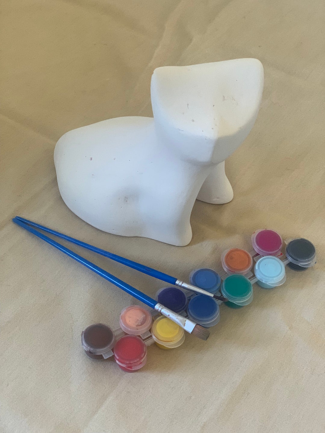 Kit of Handcrafted Ceramic Animals to Paint Large Model Creative ...