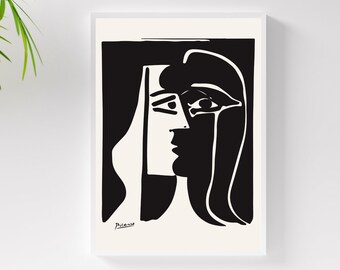 Picasso Kiss Art Museum Exhibition Canvas Wall Art Poster Print - Etsy