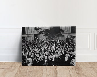 The Shining Overlook Hotel Ballroom 1921 Canvas Print – Stanley Kubrick Movie Poster