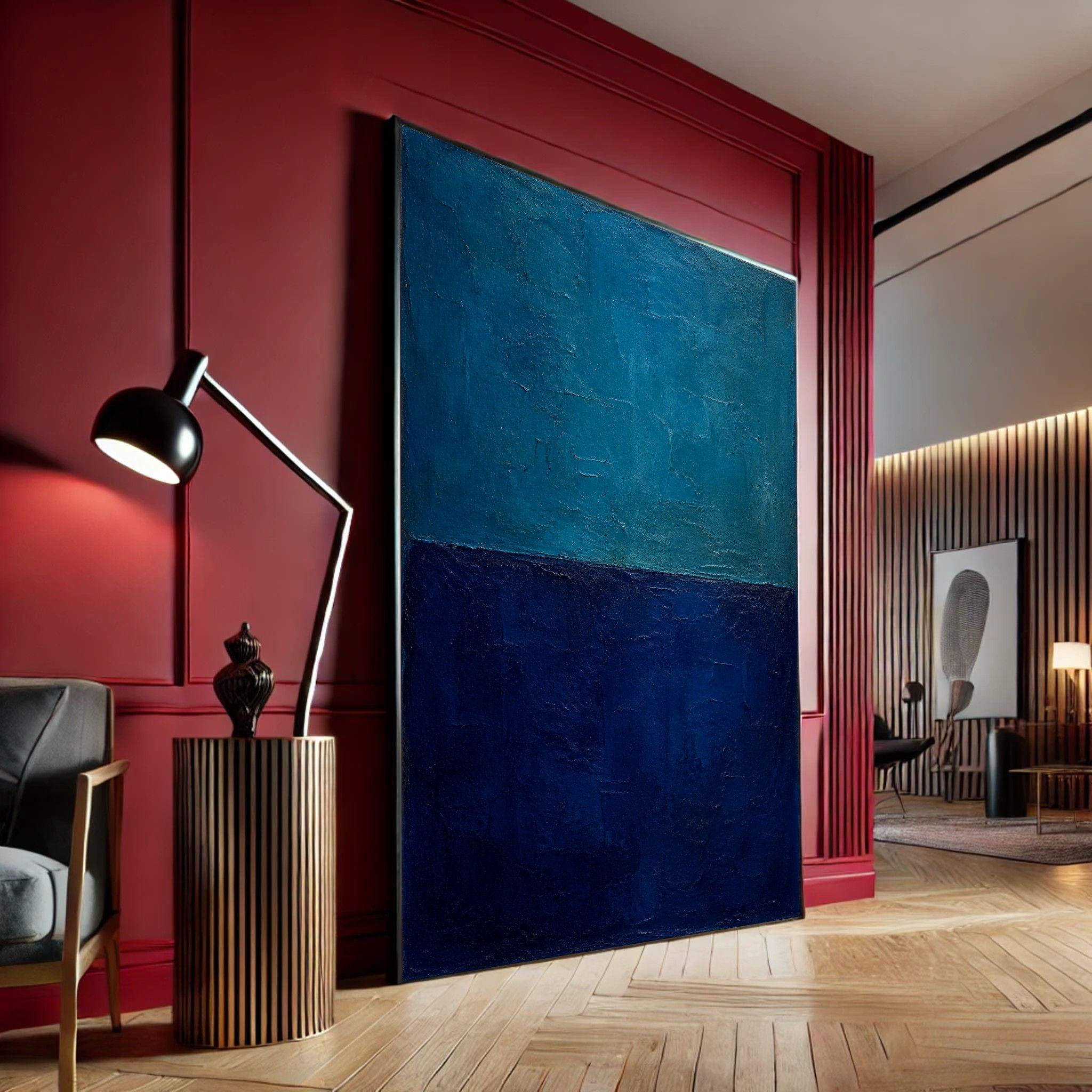 Marc Rothko Frames Mark Rothko Blue Teal Framed Wall Art, Abstract Color Field Canvas ...