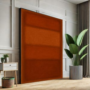 Rothko Style Orange Canvas Wall Art Print Deep and Bright Orange Tones Abstract Painting Reproduction  Living Room Decor  Art Collectors