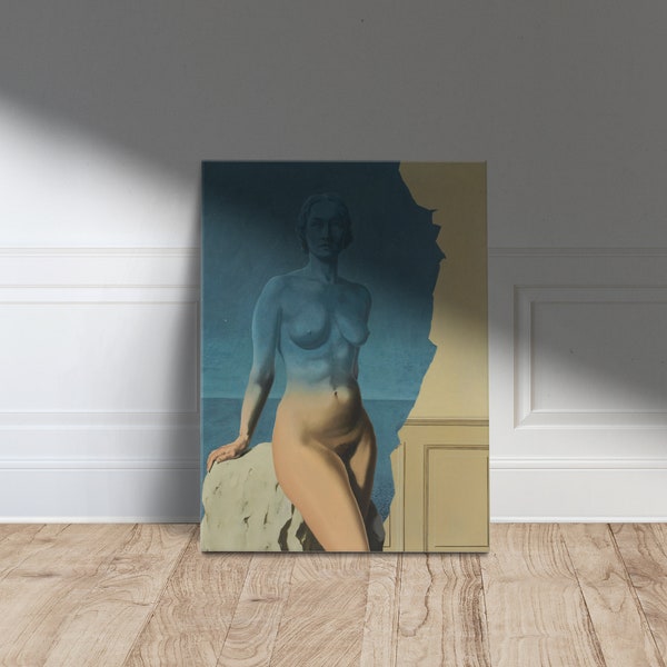 Rene Magritte Le Miroir Universel Canvas  Poster, Rene Magritte Print, Rene Magritte Print Canvas Wall Art