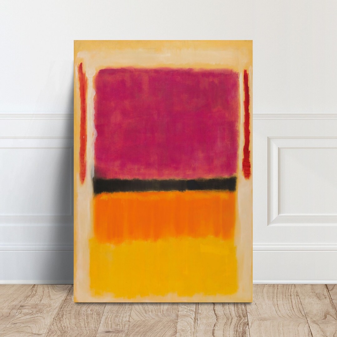 Marc Rothko Frames Mark Rothko Framed Abstract Art Print, Modern Wall Decor - Etsy