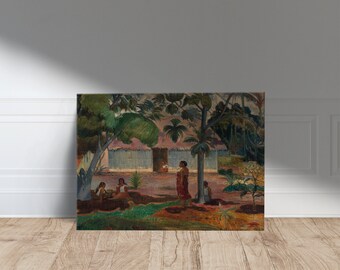 Paul Gauguin "The Large Tree" Canvas Print, Home Decor Wall Art