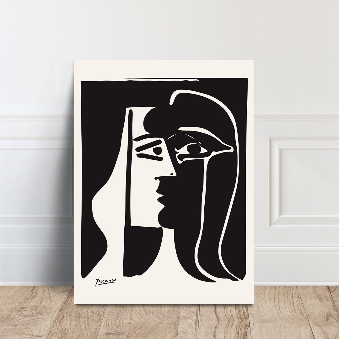 Picasso Kiss Art Museum Exhibition Canvas Wall Art Poster Print - Etsy