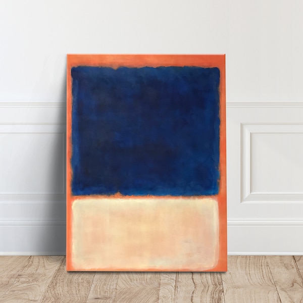 Mark Rothko Frame Canvas/Poster Art Reproduction, Rothko Reproduction, Modern Art Expressionism Painting, Canvas Wall Art Print