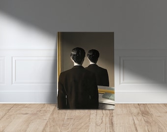 La Lunette D Approche-rene Magritte,home Office Decor,surrealist