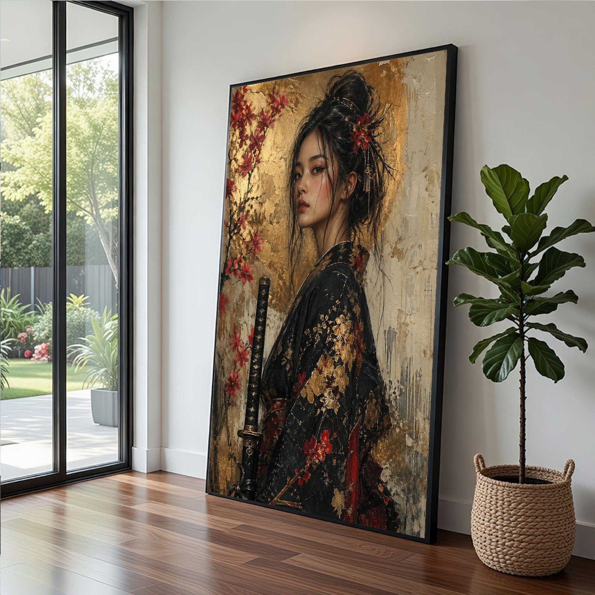 Gold Framed Asian Art - Etsy