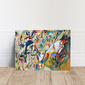 Wassily Kandinsky Composition VII Giclee Print Reproduction, Canvas Wall Art, Abstract Art Poster, Kandinsky Artwork, Modern Home Decor