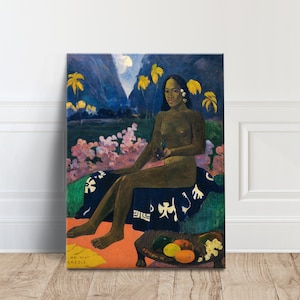 Paul Gauguin The seed of the Areoi Canvas Print , Paul Gauguin poster,  Canvas Wall Art