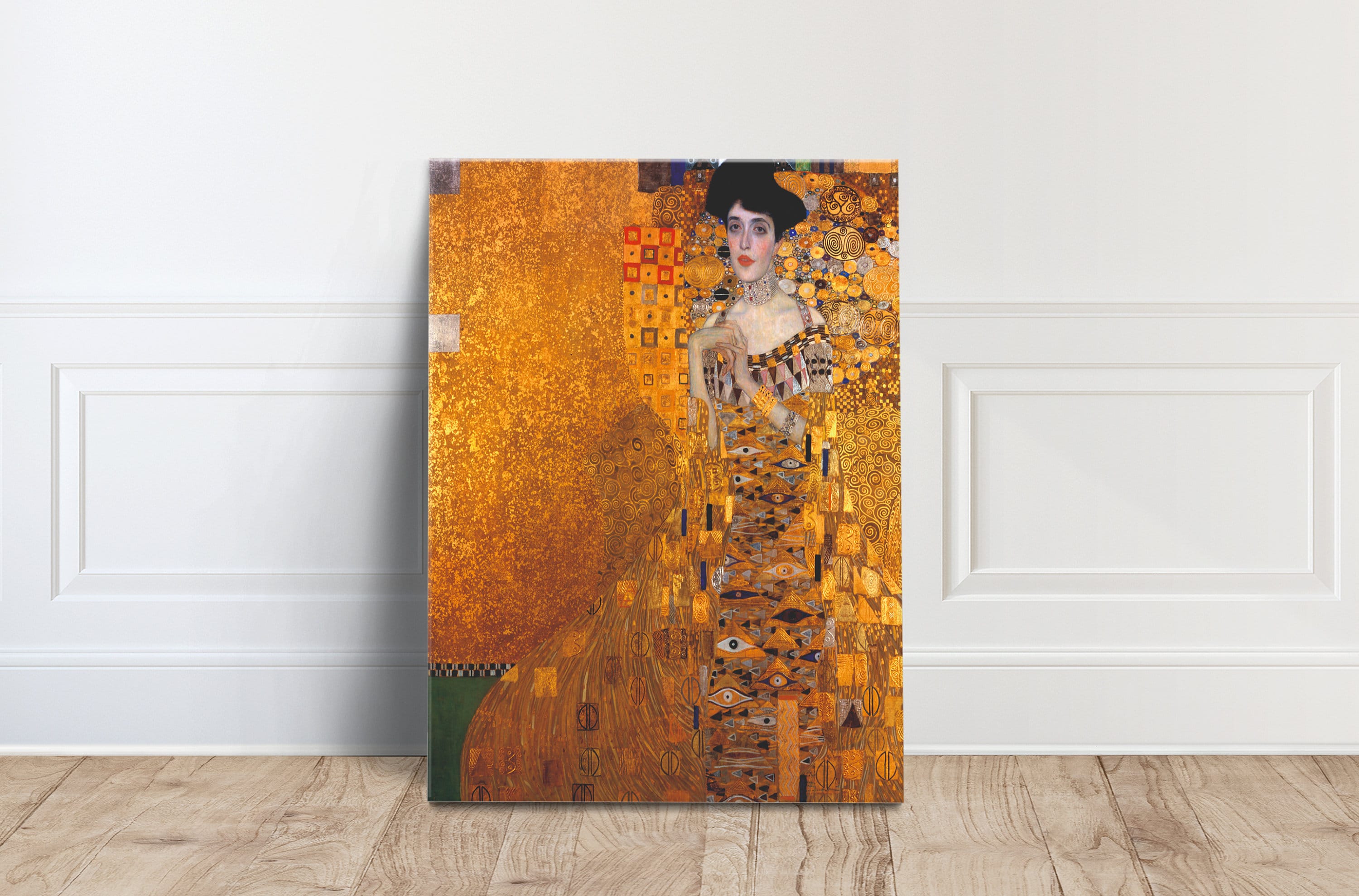 Gustav Klimt the Woman in Gold Canvas Wall Art Poster, Adele Bloch ...