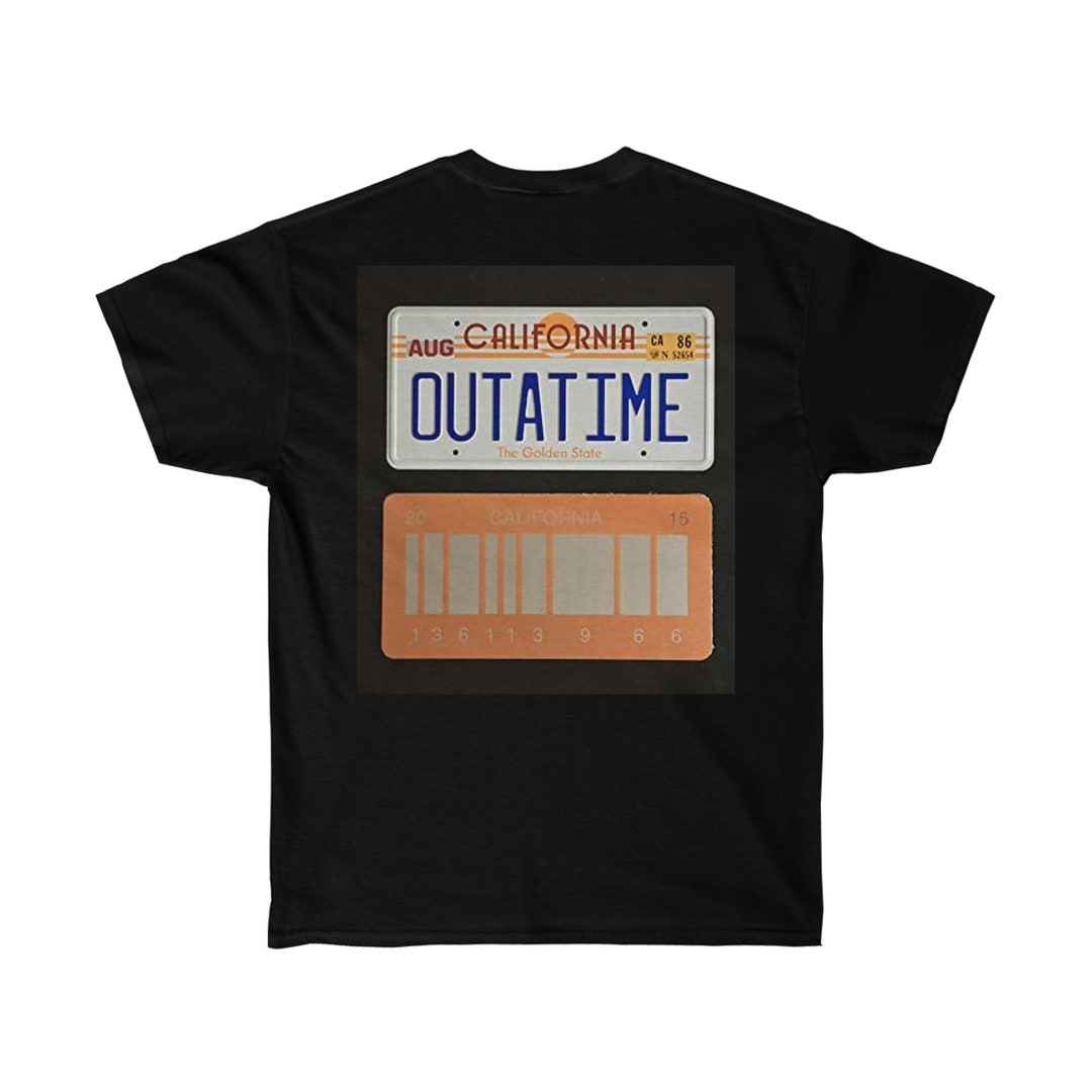 Back to the Future Number Plate Reverse Design - Etsy