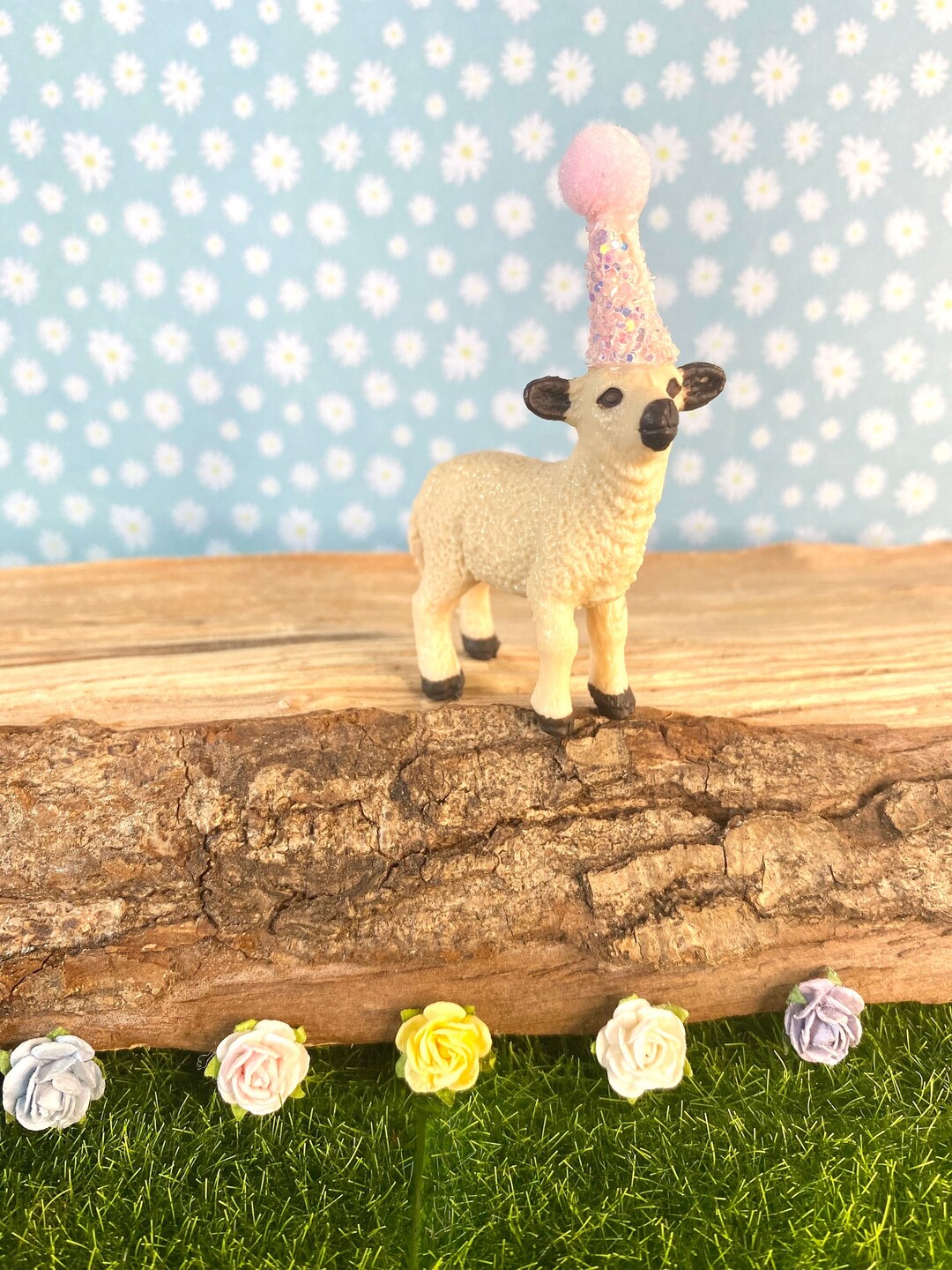 Lamb Cake Topper Farmyard Cake Topper Farm Cake Farmyard Etsy