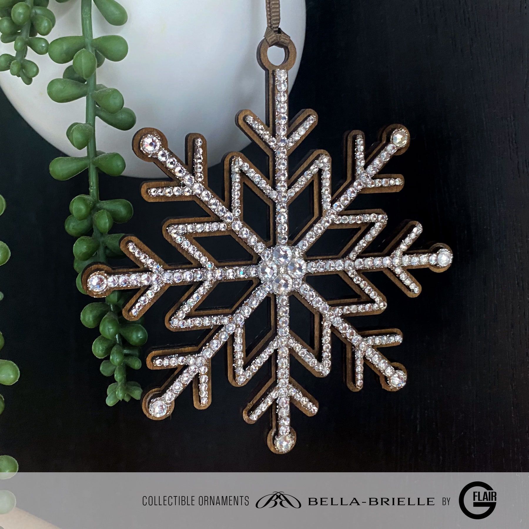 Simple but Fabulous Rhinestone Snowflake Ornaments ⋆ Dream a