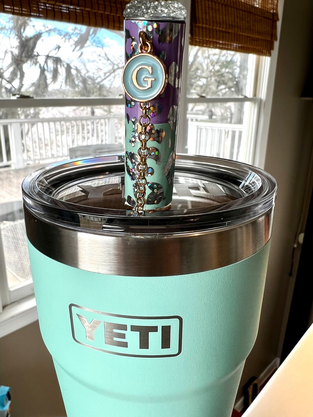 Yeti Straw Top Protector With Ring and Chain Attachment Etsy