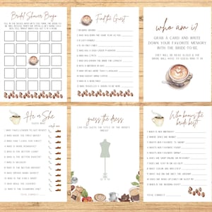 Best Bridal Shower Games Instant Download, Fun Bridal Shower Games, Games at Bridal Shower, Unique Bridal Shower, Love is Brewing Print, C4