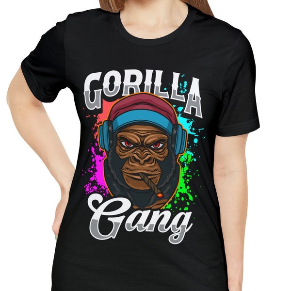 Gorilla Gang T-Shirt Man Shirt Gangster Street Gorilla Mode New Trending Shirt Unisex Outwear Products By Aymara Swag Shirts For Sale Unique