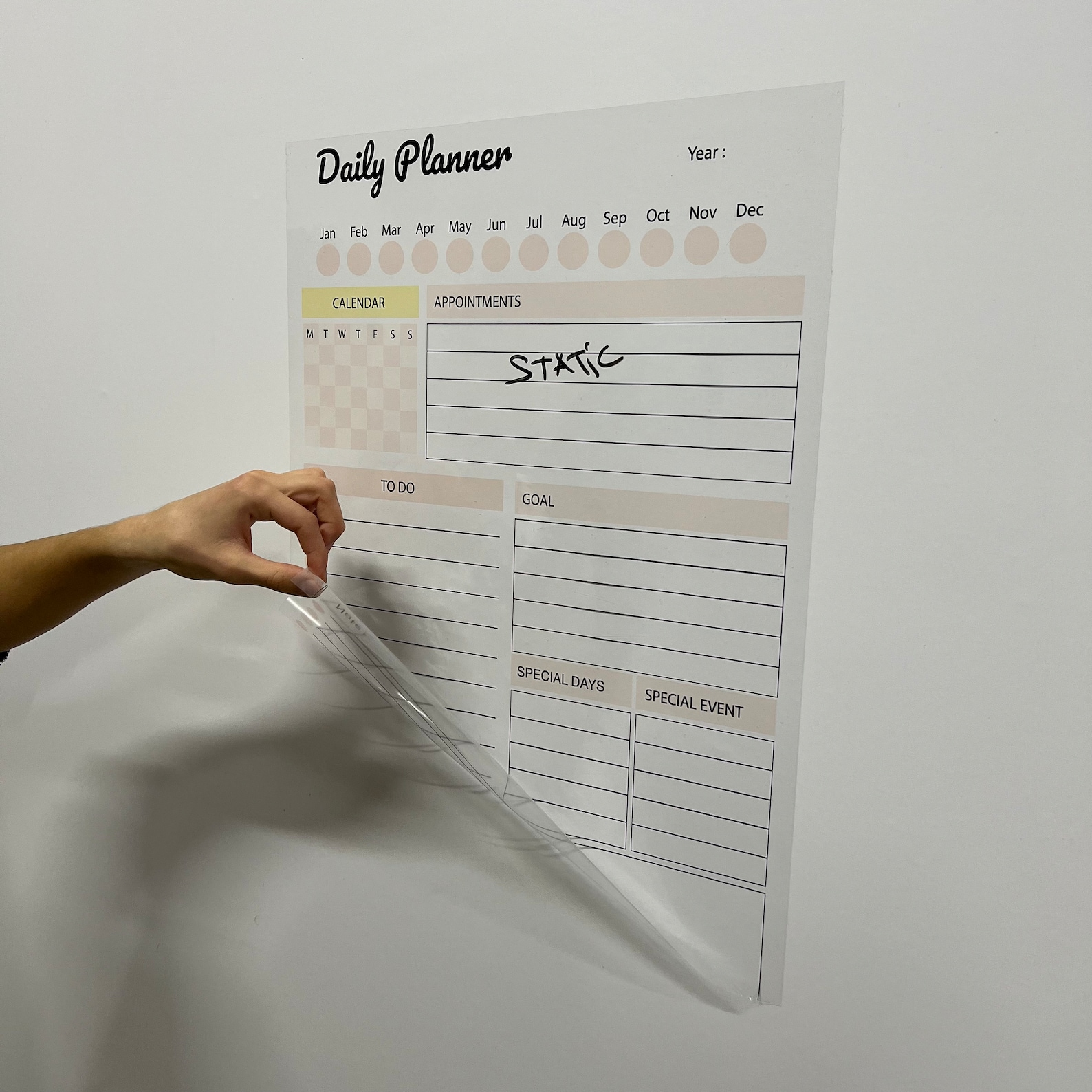 Dry Erase 2024 2025 Daily Planner Organizer Model1 Plan Your Day and