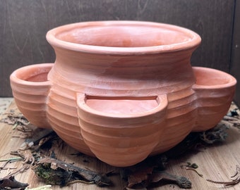 Small Strawberry Style Plant Pot or Planter made of Terracotta