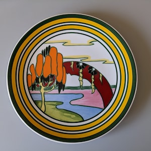 Clarice Cliff &quot;Solitude&quot; - 10.25in Wedgwood Plate; Limited Edition, Made In England