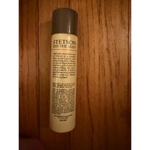 Stetson Invigorating All-Over Body Spray for Men 3.5 oz Vintage Coty Pfizer image 2
