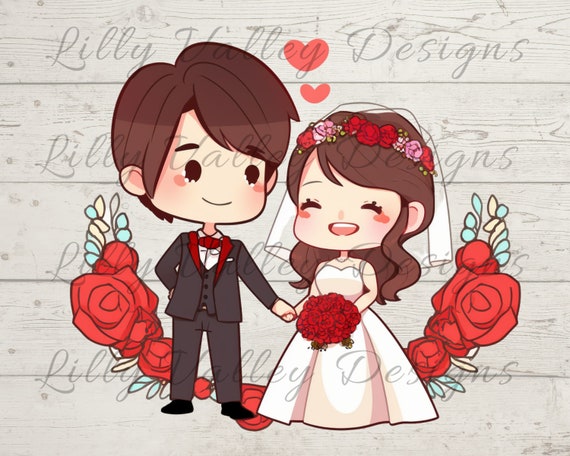 Akhuratha Anime groombridecouple Wall Poster Paper Print  Animation   Cartoons posters in India  Buy art film design movie music nature and  educational paintingswallpapers at Flipkartcom