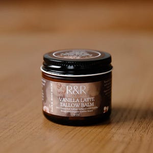 Vanilla Latte Tallow Balm | Vanilla & Coffee Whipped Body Balm