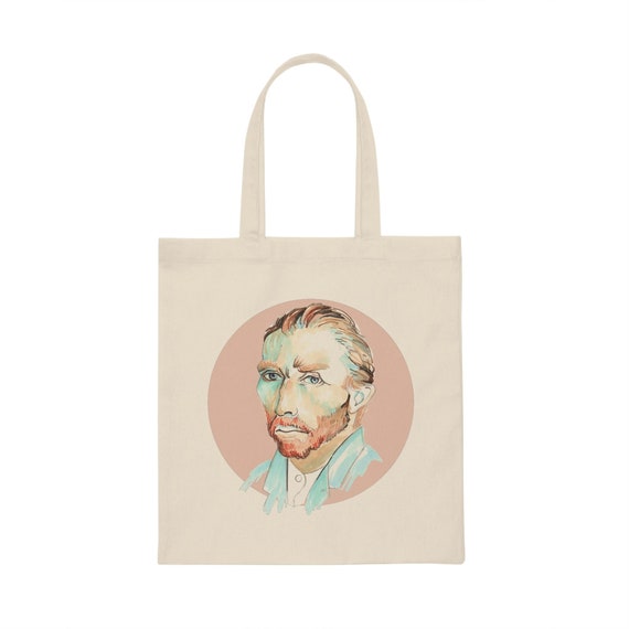 Vincent Van Gogh Self Portrait Canvas Tote Bag 