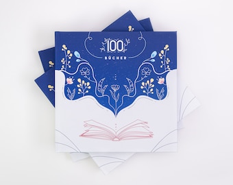 Lesetagebuch für 100 Bücher | Hardcover | Book Journal