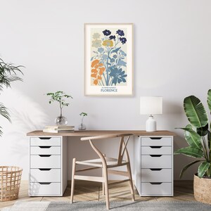 Flower Market Art • Wildflower Poster • Spring Flower Poster • Cute Flower Print • Flower Gallery Print • Decorative Gift Idea image 5