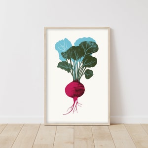 Vegetable Print Wall • Vegetable Poster • Cozy Kitchen Art • House Warming Gift • Decorative Gift Idea • Food Poster Print