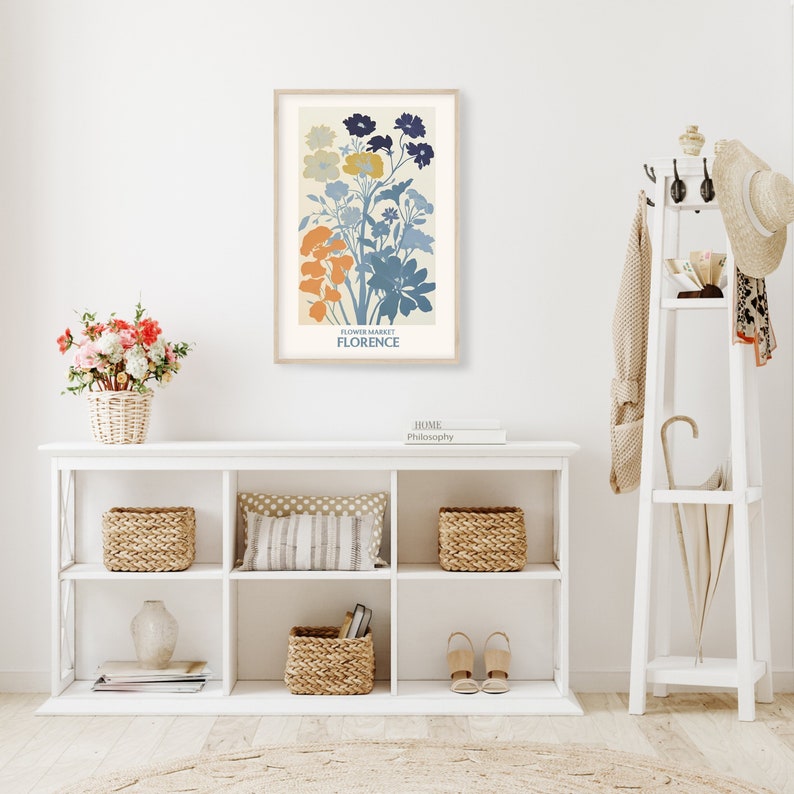 Flower Market Art • Wildflower Poster • Spring Flower Poster • Cute Flower Print • Flower Gallery Print • Decorative Gift Idea image 4