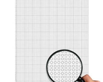 Blank Diamond Painting Template ± 25x35cm (Round Drills) [PDF] | Print-It-Yourself