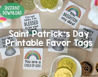 Saint Patrick's Day Faith-Based and Generic Gift and Favor Tags