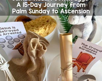 Jumbo Resurrection Eggs: A 15-Day Journey from Palm Sunday to Ascension DIGITAL DOWNLOAD