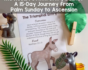 The Resurrection Story Basket: 15-Day Journey for Families from Palm Sunday to Ascension DIGITAL DOWNLOAD, English