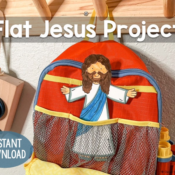 Flat Jesus Project (Inspired by Flat Stanley) Church or Home Activity