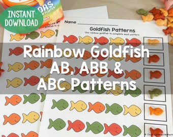 Rainbow Goldfish AB, ABB & ABC Patterns