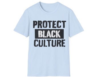 Protect Black Culture T-shirt – uniseks T-shirt met print, activistenkleding