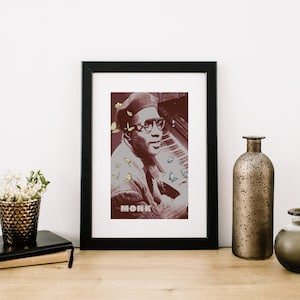 Thelonious Monk Digital Download Print - Vintage Jazz Artwork