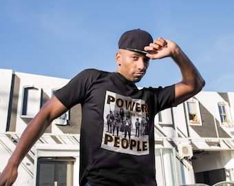 Black Panther Party T-shirt, Black Culture Apparel, Power to the People Tee