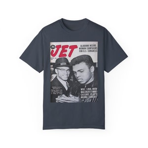 Malcolm X & Muhammad Ali Jet Magazine Cover T-Shirt | Civil Rights image 4