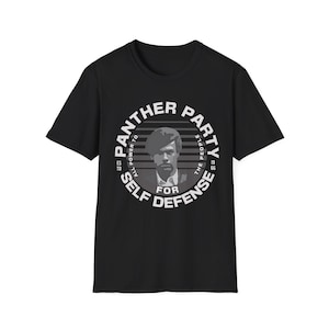 Black Panther Party Self Defense T-Shirt, Iconic Huey Newton Graphic Tee, 1966  Shirt, Unisex Activism History Shirt, Retro Style