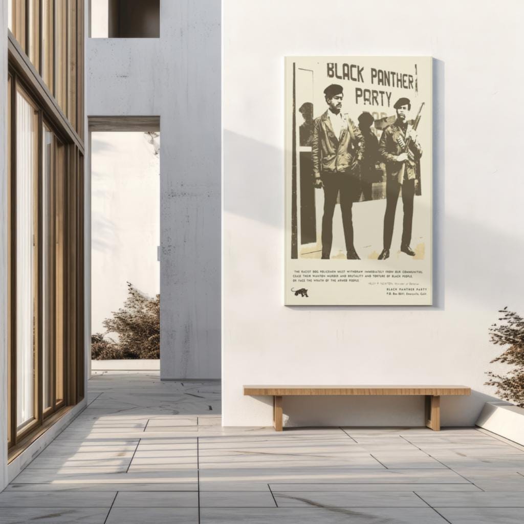 Black Panther Party Digital Art Print | Huey P. Newton , Bobby Seal ...