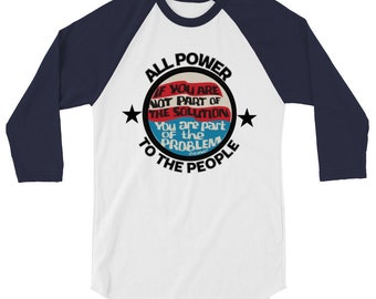 Black Panther Party Baseball Tee - Black History, Activism Shirt