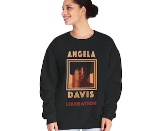 Angela Davis Feminist Sweatshirt - Vintage Women's Rights Tee